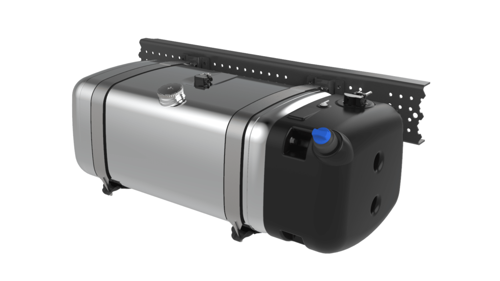 Combined fuel and Urea tank - a diesel AdBlue® combi tank with AdBlue® volume of 65-165 l