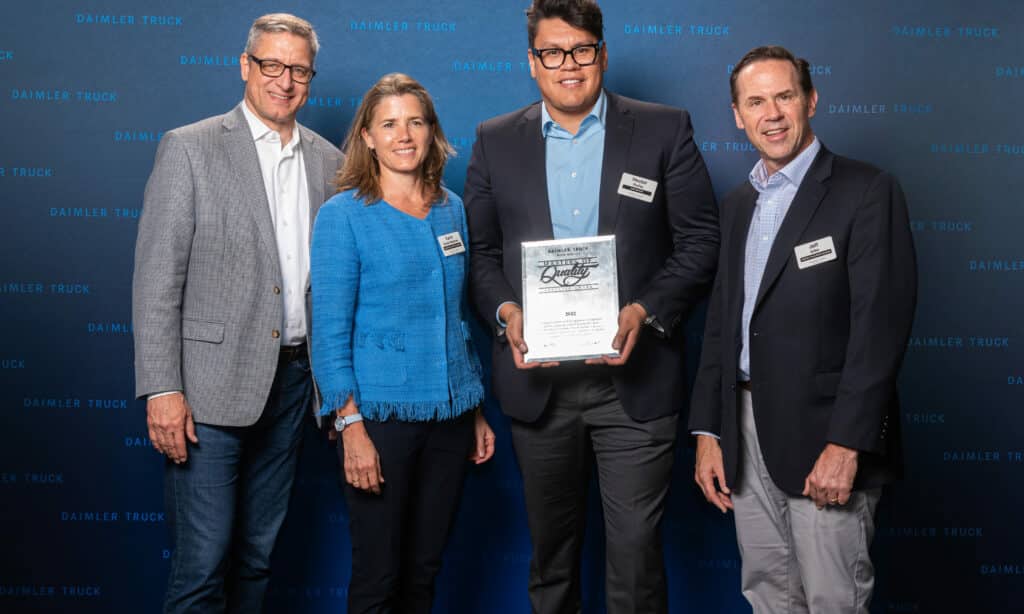 SAG Mexiko von Daimler Truck North America mit dem Masters of Quality Award ausgezeichnet