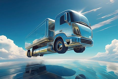 Fliegender LKW_KI 